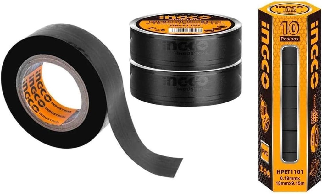 Ingco HPET1103 PVC 10-Piece Set Electrical Insulating Tape