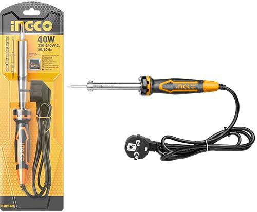 Ingco SI0248 Electric Soldering Iron with Steel Holder - 40 Watt