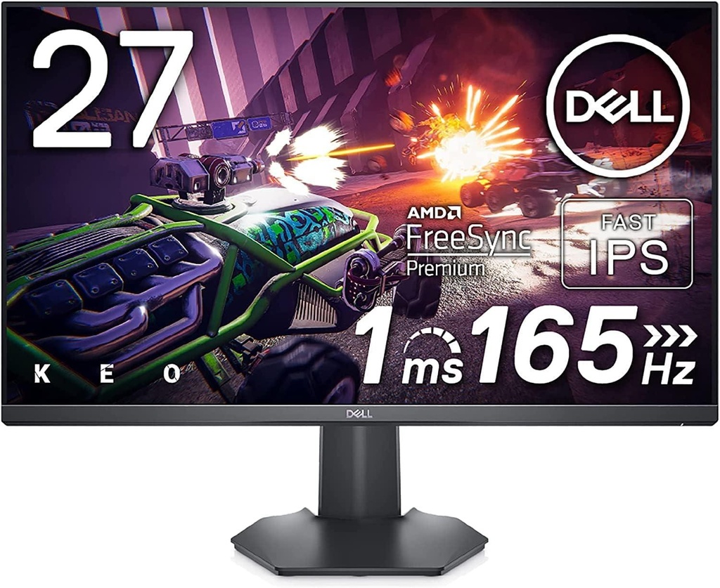 Dell G2722HS IPS 27 Inch FHD Gaming Monitor - LED LCD Display, AMD FreeSync Premium and NVIDIA G-Sync Compatible, HDMI, DisplayPort, Thin Bezel