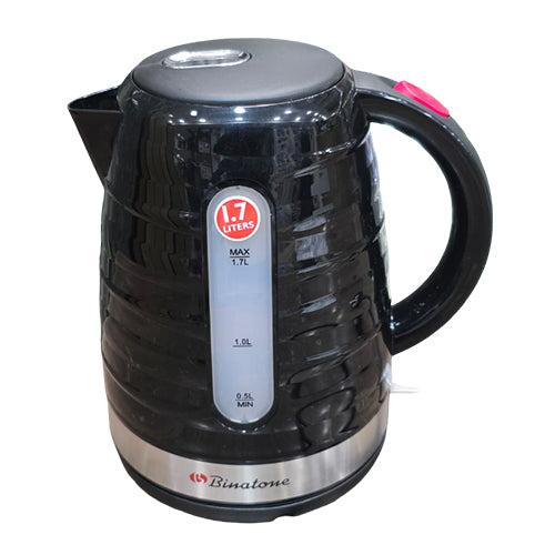Binatone CEJ-1706S 1.7L Electric Jug Kettle – Provides fast and efficient boiling for water, making everyday tea and coffee preparation quick and convenient