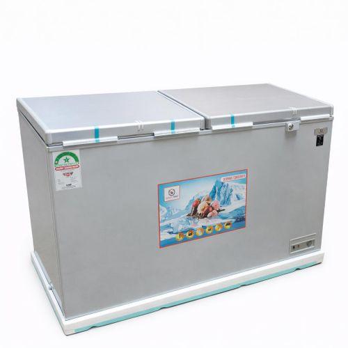 Smart Pro SCF-500G 450 litres chest freezer double doors - Provides spacious and efficient frozen food storage for homes, shops, and commercial use