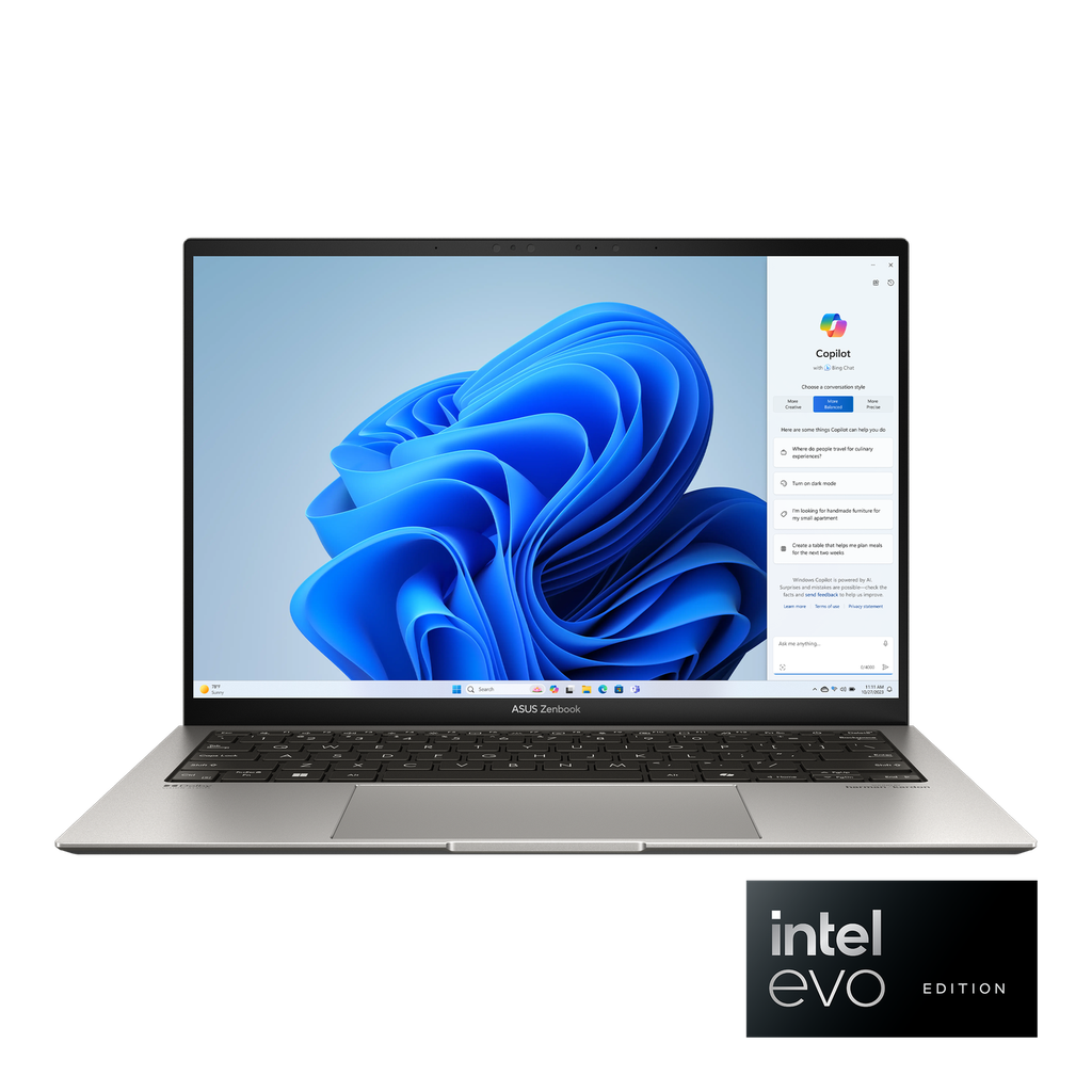 Asus Zenbook 14 OLED Flip UX5304VA Laptop - Intel Core i7-1355U 13th Gen, 16GB RAM, 1TB SSD, 13.3", Windows 11 (90NB0Z92-M00E)