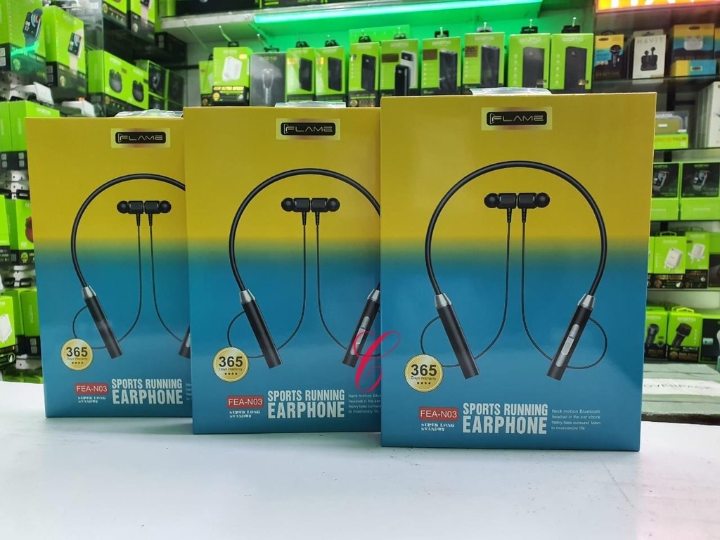Flame N03 Sports Running Earphones Neckband