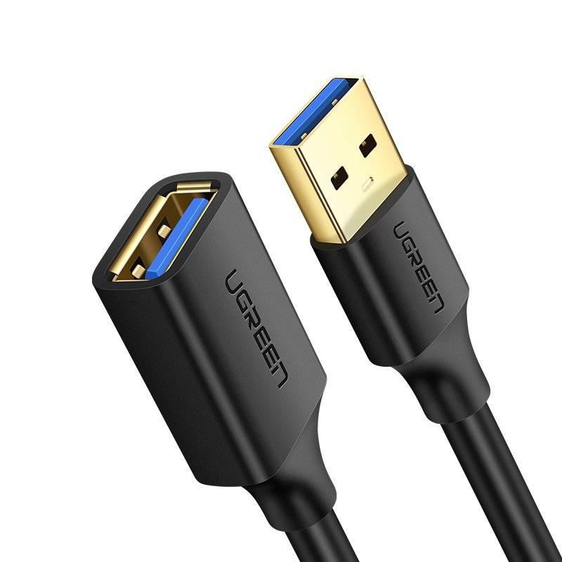 Ugreen US129 USB 3.0 Female to USB 3.0 Male Adapters  Extension Cord  Cable - 1.5M (30126)