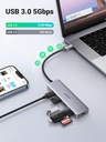 Ugreen 4 Port USB 3.0 Hub CM219 - 4-Port Hub with USB-C & USB-A 2-in-1 interface - 1M Cable – (UG-25851)
