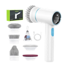 Oraimo OSS-204A Ultra Cleaner Scrubber Cordless 1.5H Runtime Electric Spin Brush with 5 Replacement Heads