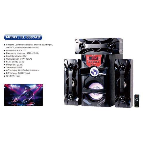 Ailipu KL-6303 3.1 subwoofer – Enhances your audio experience with deep bass and clear sound, making movies, music, and gaming more immersive