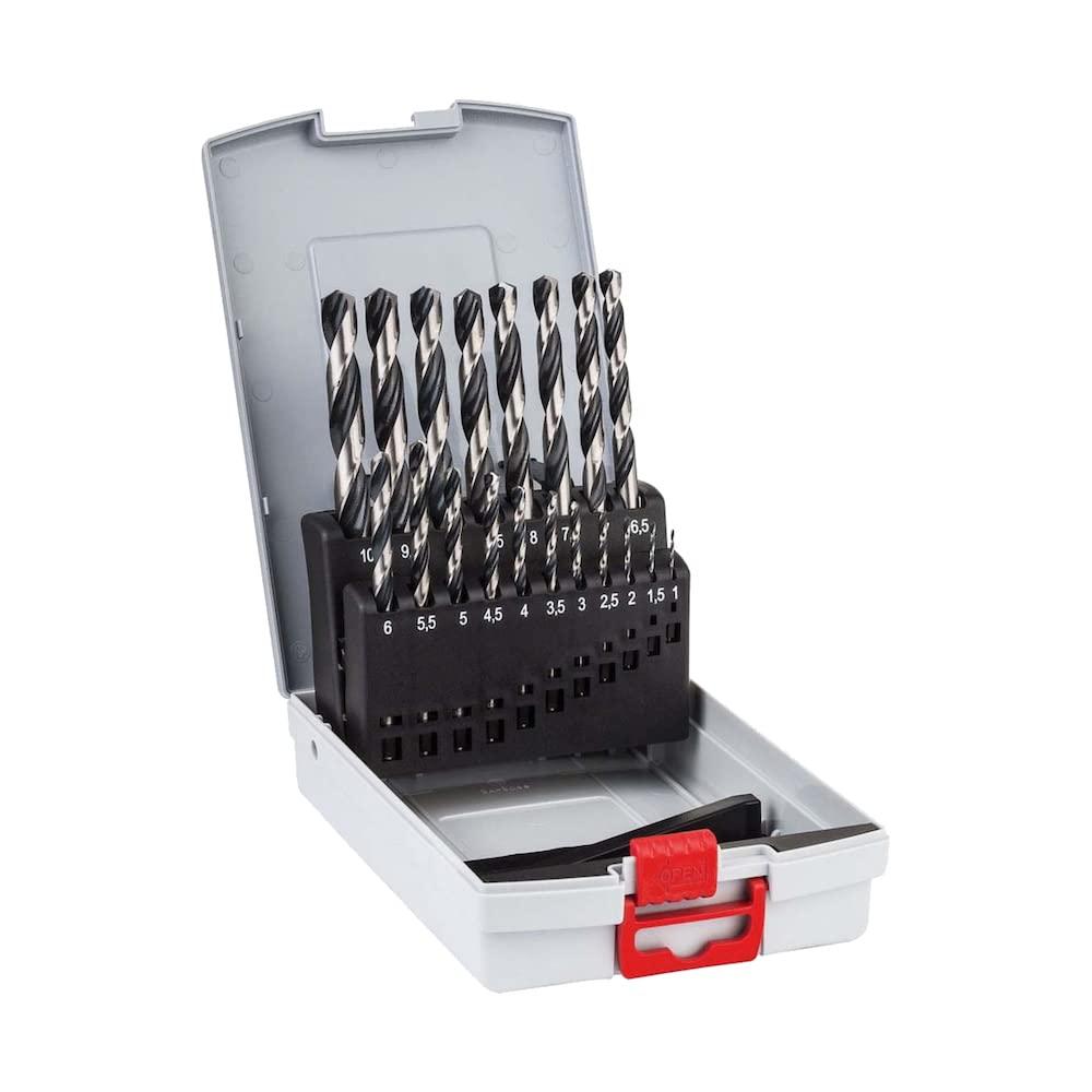 Bosch HSS-PointTeQ Probox Metal Drill Bit Set 1-10 mm (19pcs) (2608577351)