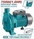 Total TWP27506 Centrifugal Water Pump 750W (1HP)