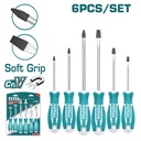 Total THT250606 6 Pcs Screwdriver Set