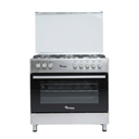 Ramtons RC/399 5GAS 90X60 HALF INOX GO FS COOKER – Provides spacious and efficient cooking performance with multiple gas burners for convenient everyday meal preparation