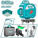 Total TLL255267 3D Green Beam Self Leveling Laser Level