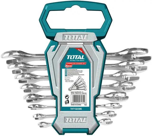 Total THT102386 Double open end spanner set