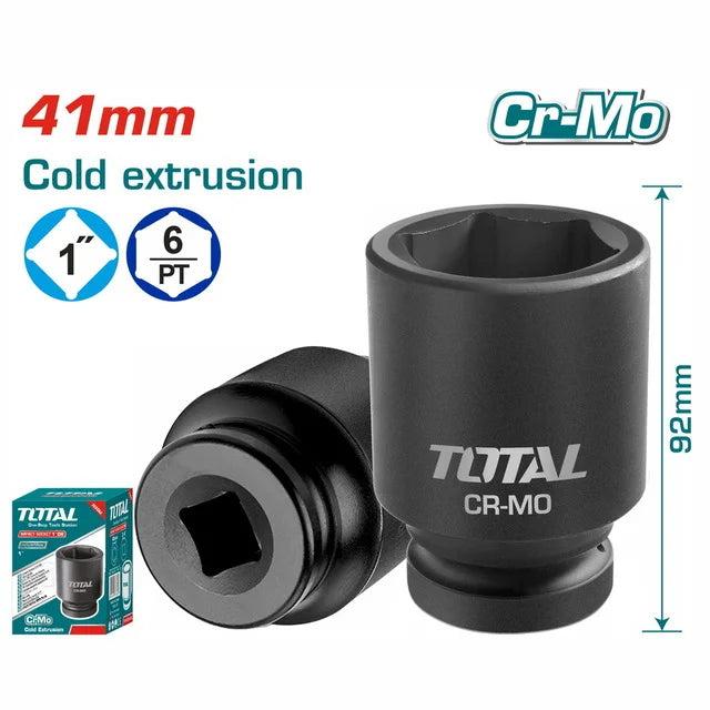 Total THHISD0134L 1″ DR. Impact Socket