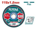 Total TAC2211151 Abrasive Metal Cutting Disc 115mm