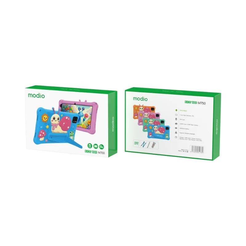 [M750-ES-WW] MODIO M750 Kids Tablet 7″ 6GB RAM 256GB Storage - Supports learning and entertainment with ample storage and smooth performance for kids’ everyday use