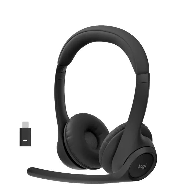 Logitech Zone 305 Bluetooth Headset with Dongle 981-001453 - Provides reliable wireless audio and clear communication for calls, meetings, and everyday professional use