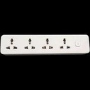 Itel ISU-6421W 4 way universal extension – Provides safe and convenient multiple power connections for home and office devices, helping organize and manage electrical usage efficiently