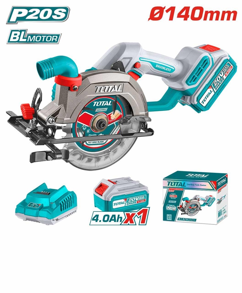 Total TSLI14021  Lithium-ion circular saw