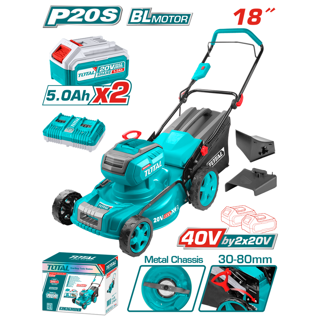 Total TLMli20186  Cordless Lawn Mower