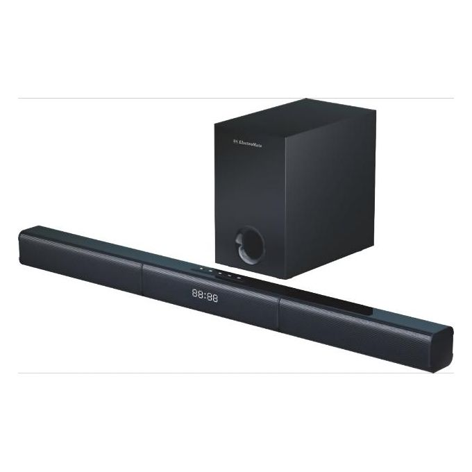 [SB01-ES-DC] Electromate SB01 powerful soundbar speaker with subwoofer – Enhances your home entertainment experience with deep bass and clear audio for movies, music, and TV sound