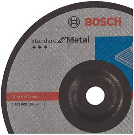 Bosch 2608603184 Standard for metal grinding disc with depressed center,  230 mm, 22,23 mm, 6,0 mm
