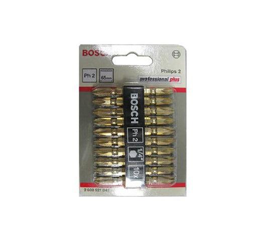 Bosch PH2/PH2 Double Ended Screw Driver Bit Set 65mm (10pc)